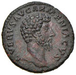 Lucio Vero (161-169) Dupondio - C. 257 var. ... 
