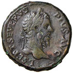 Settimio Severo (193-211) Sesterzio - C. 558 ... 