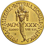 FASCISTE Medaglia 1930 A. VIII - IV Fiera ... 