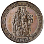 SVIZZERA Medaglia 1814-1864 - 50° della ... 