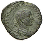 Treboniano Gallo (251-253) Sesterzio - C. 40 ... 