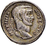 Galerio Massimiano (305-311) Argenteo - C. ... 