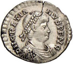 Graziano (367-383) Siliqua (Treviri) - RIC ... 