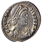 Teodosio I (379-395) Siliqua (Treviri) - C. ... 