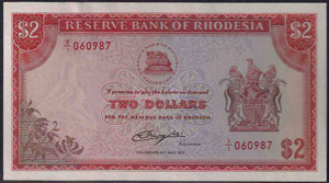 RHODESIA - Repubblica 2 Dollari 24/05/1972 - ... 