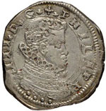 MESSINA - Filippo III (1598-1621) 4 Tarì ... 