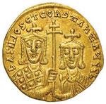 Basilio I e Costantino (868-870) Solido ... 