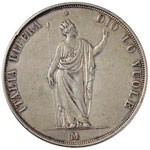 MILANO - Governo Provvisorio (1848) 5 Lire ... 