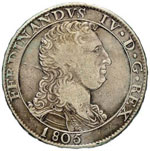 NAPOLI - Ferdinando IV di Borbone (secondo ... 