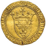 FRANCIA - Carlo VI (1380-1422) Scudo doro ... 