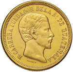 GUATEMALA - Repubblica 5 Pesos 1869 - Kr. ... 