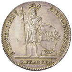 SVIZZERA - LUCERNA 4 Franchi 1814 - Kr. 109 ... 