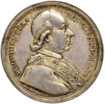 PAPALI - Pio VI (1775-1799) Medaglia 1787 - ... 