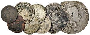 Zecche Italiane FIRENZE - Lotto di 8 monete