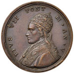 PAPALI - Pio VII (1800-1823) Medaglia 1804 - ... 