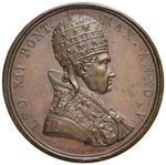 PAPALI - Leone XII (1823-1829) Medaglia A. V ... 