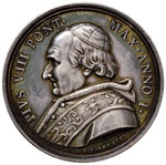 PAPALI - Pio VIII (1829-1830) Medaglia A. I ... 