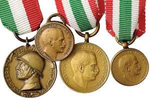 Medaglie SAVOIA - lotto di 4 medaglie con ... 