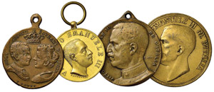 Medaglie SAVOIA - lotto di 4 medaglie di ... 