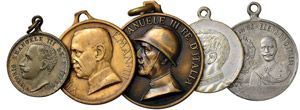 Medaglie SAVOIA - lotto di 5 medaglie di ... 