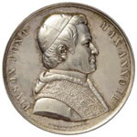 PAPALI - Pio IX (1846-1866) Medaglia A. II - ... 