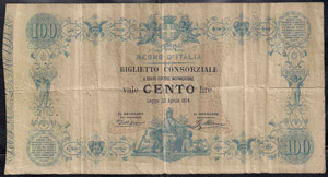 CONSORZIALI - Biglietti Consorziali 100 Lire ... 