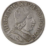BOLOGNA - Benedetto XIV (1740-1758) Bianco ... 