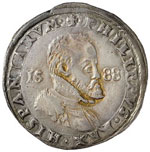 MILANO - Filippo II (1554-1598) Mezzo scudo ... 