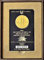 U.S.A. - 10 Dollari - 1984 - Olimpiadi di ... 