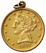 U.S.A. - 5 Dollari - 1897 - Liberty - AU Kr. ... 