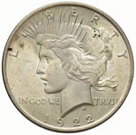 U.S.A. - Dollaro - 1922 - Pace - AG Kr. 150