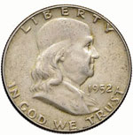 U.S.A. - Mezzo dollaro - 1952 - Franklin - ... 