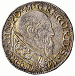 ANCONA - Gregorio XIII (1572-1585) - Testone ... 