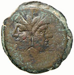 PINARIA - Pinarius Natta (155 a.C.) - Asse - ... 