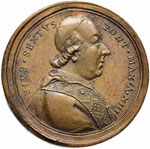 PAPALI - Pio VI (1775-1799) - Medaglia - A. ... 