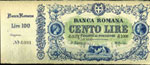 STATO PONTIFICIO - Banca Romana - Secondo ... 