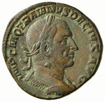 Traiano Decio (249-251) - Sesterzio - Busto ... 