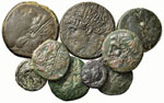Greche - - Lotto di 9 bronzi di Siracusa -
