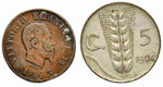 Savoia - - 50 cent. 1863 M St. e 5 cent. ... 