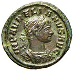 Aureliano (270-275) - AE 3 - Busto laureato ... 