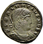 Delmazio (335-337) - AE 4 - (Siscia) - Busto ... 