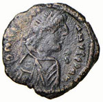 Giustiniano I (527-565) - Follis - (AE g. ... 