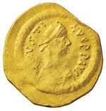Giustino II (565-578) - Tremisse - Busto ... 