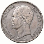 BELGIO - Leopoldo I (1831-1865) - 5 Franchi ... 