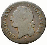 FRANCIA - Luigi XVI (1774-1792) - Mezzo sol ... 