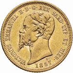 Vittorio Emanuele II (1849-1861) - 10 Lire - ... 