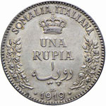 Somalia - Rupia - 1919   - AG R ... 