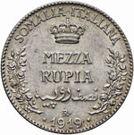 Somalia - Mezza Rupia - 1919   - ... 