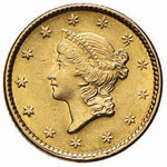 U.S.A. -  - Dollaro - 1851 - Liberty   - AU ... 