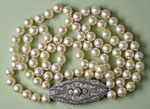 Gioielli -  - - Collana a due fili di perle ... 